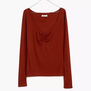 MADEWELL Fine Ribbed Sweetheart Tee